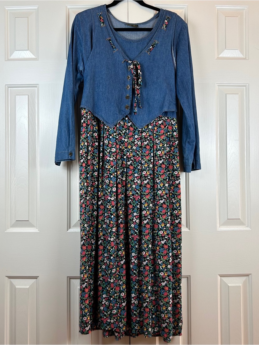 Vintage Stuart Alan Floral Maxi Dress